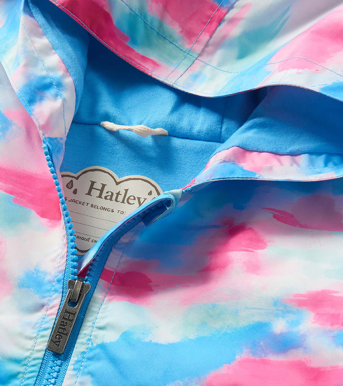 Girls Sunset Tie Dye Microfiber Rain Jacket - Hatley Girls