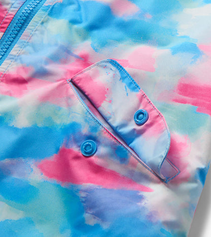Girls Sunset Tie Dye Microfiber Rain Jacket - Hatley Girls