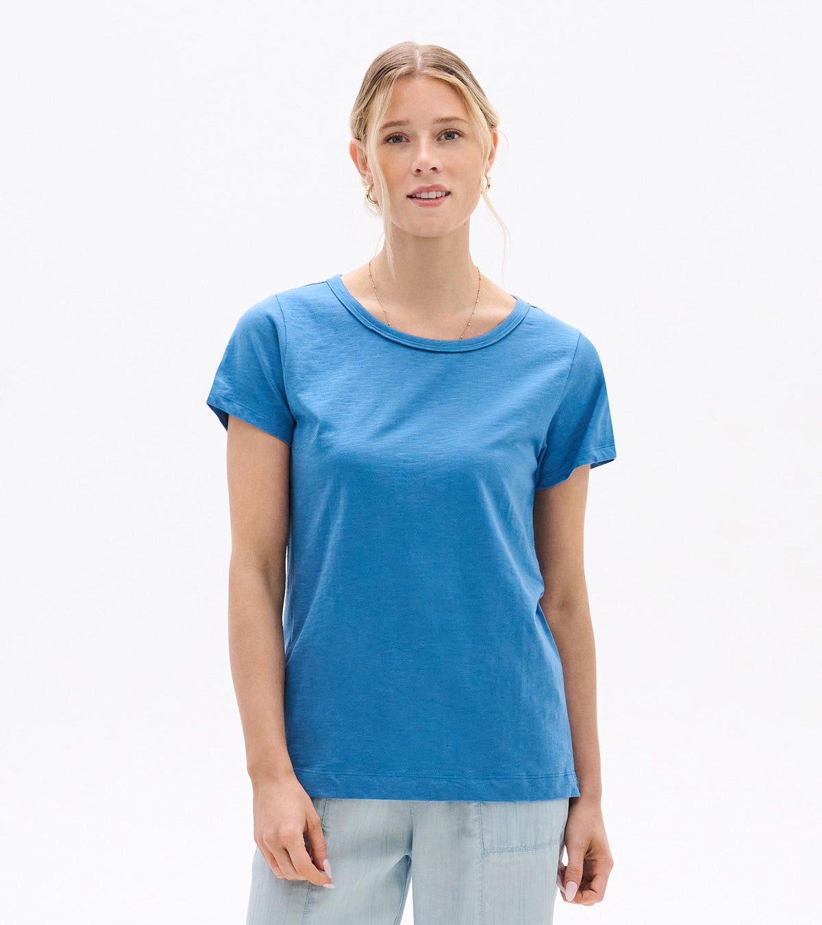 Essential Crew Neck Tee - Star Sapphire - Hatley Women