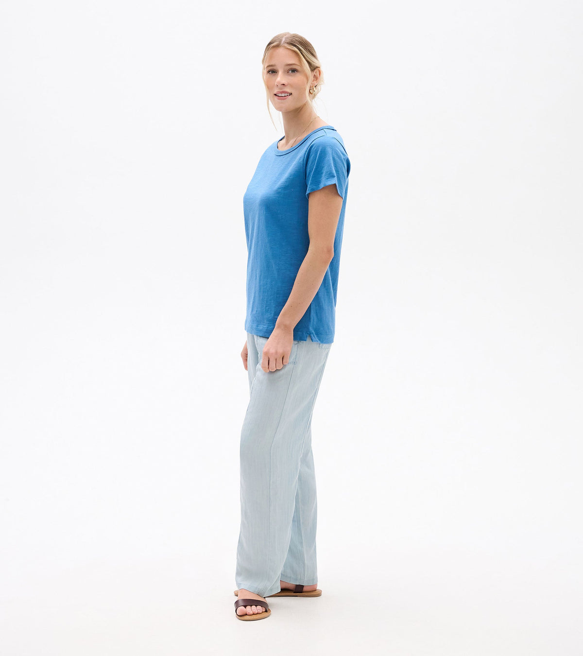 Essential Crew Neck Tee - Star Sapphire - Hatley Women