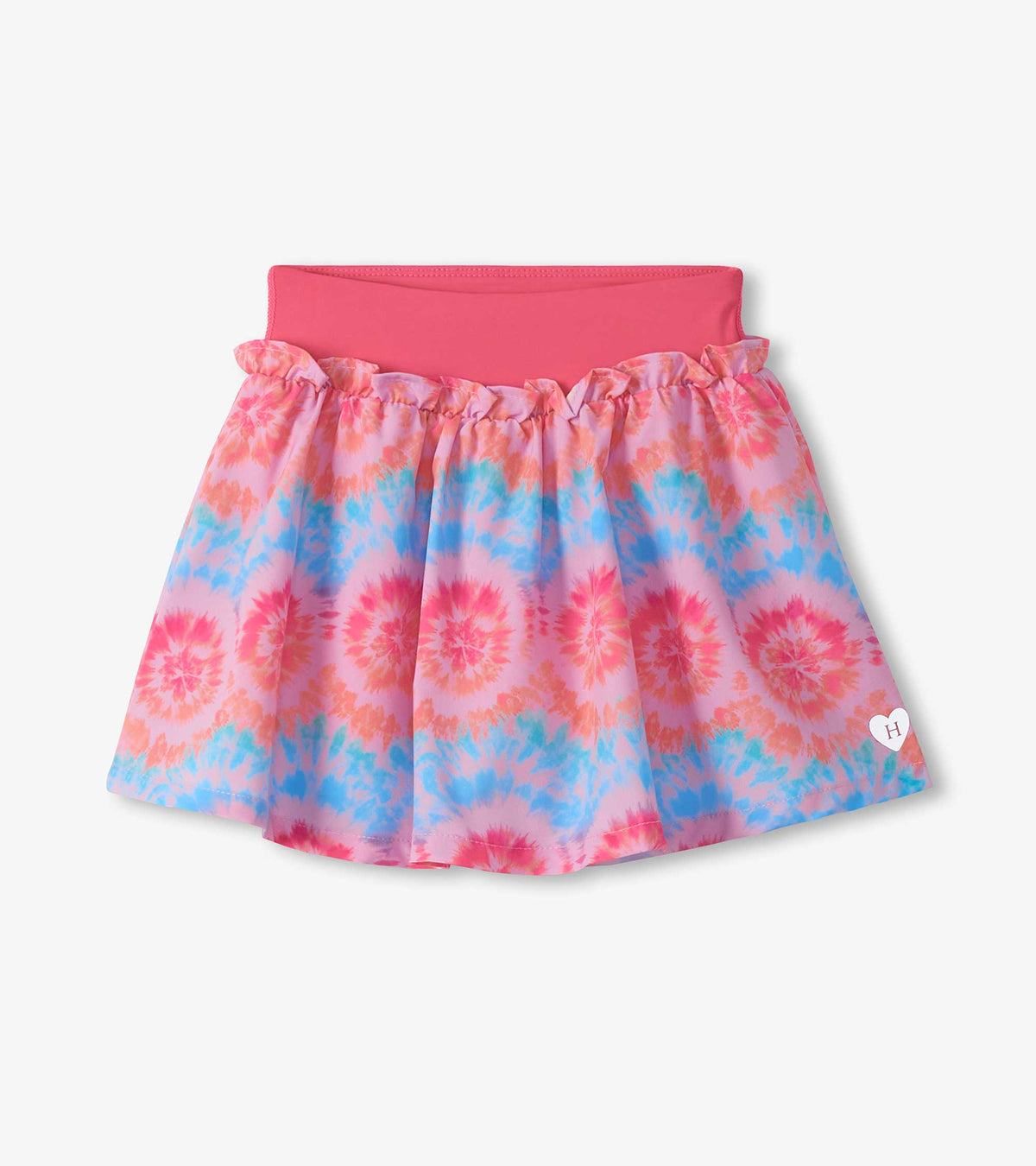 Girls Starburst Tie Dye Ruffle Skort - Hatley Girls