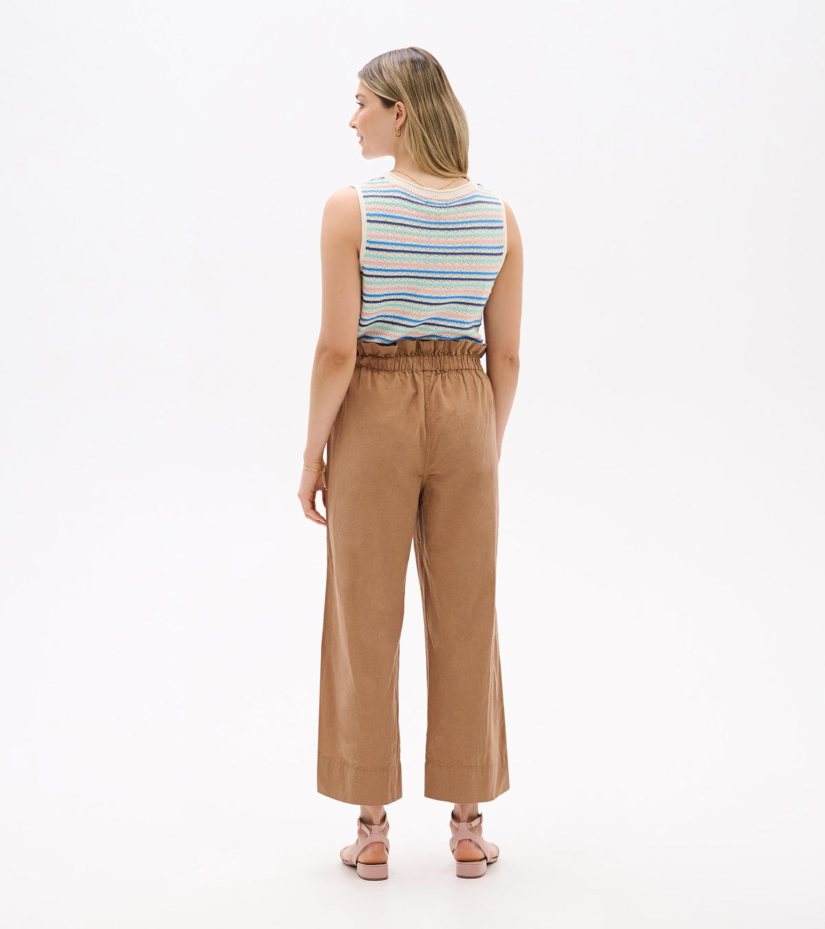 Tie Front Pants - Tiger's Eye - Hatley Women