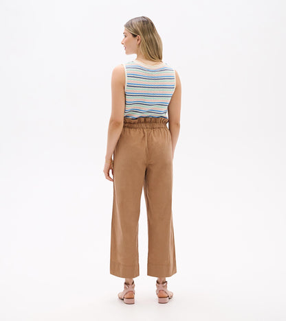 Tie Front Pants - Tiger's Eye - Hatley Women