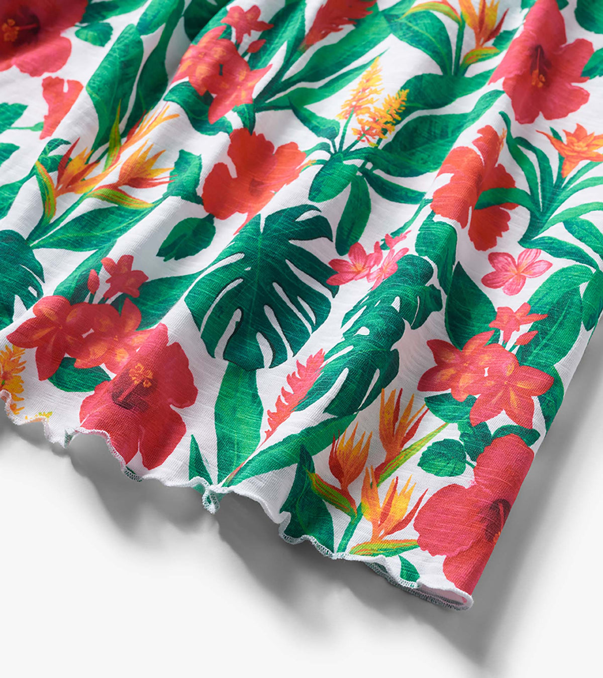 Girls Tropical Flowers Trapeze Dress - Hatley Girls