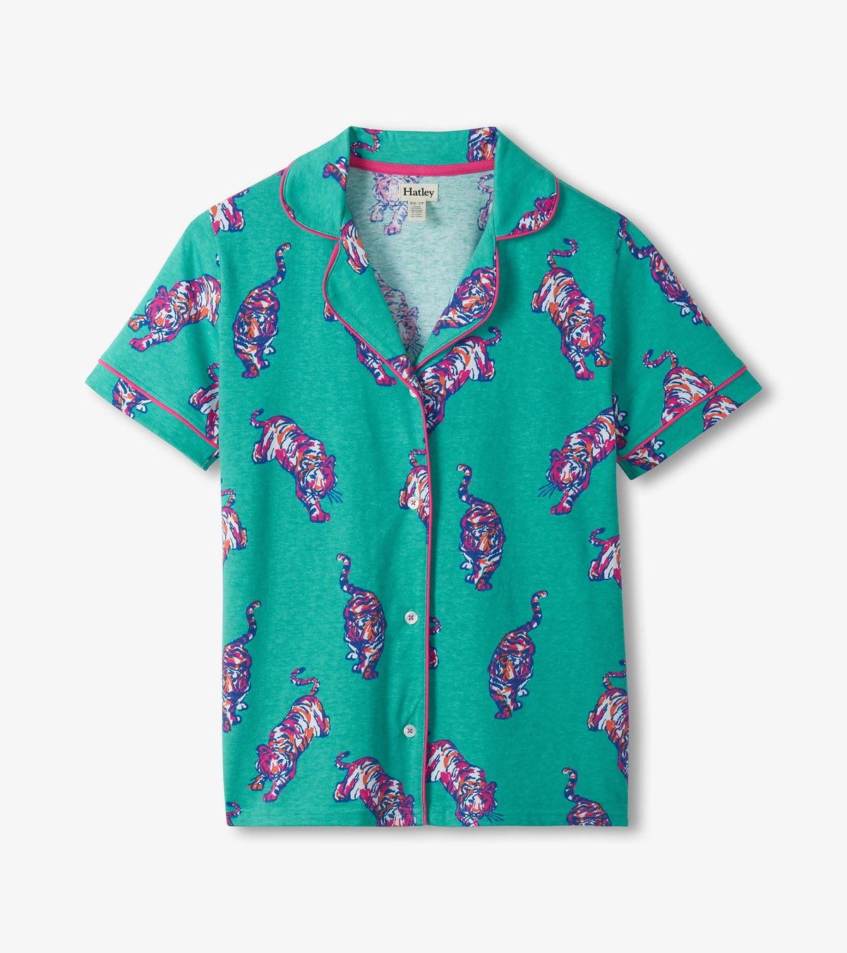 Women's Fierce Tigers Short Pajama Set - Hatley Women