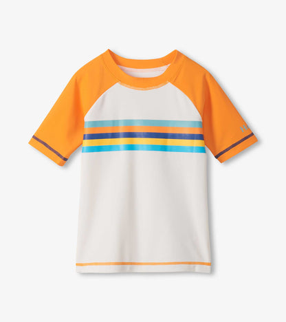 Boys Sunny Orange Short Sleeve Rashguard - Hatley Boys