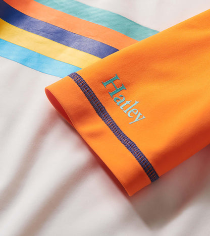Boys Sunny Orange Short Sleeve Rashguard - Hatley Boys