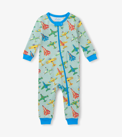 Baby Boys Vintage Aircrafts Cotton Sleeper - Hatley Baby & Toddler