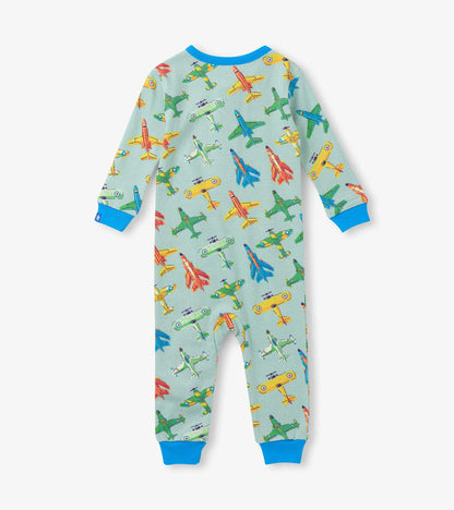 Baby Boys Vintage Aircrafts Cotton Sleeper - Hatley Baby & Toddler