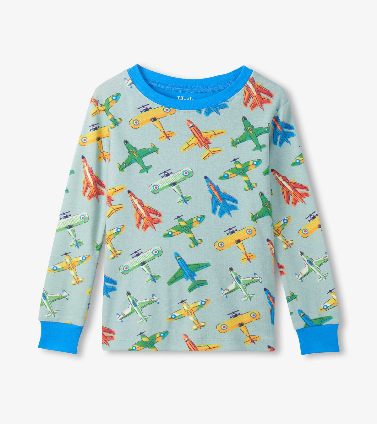 Boys Vintage Aircrafts Cotton Pajama Set - Hatley Boys