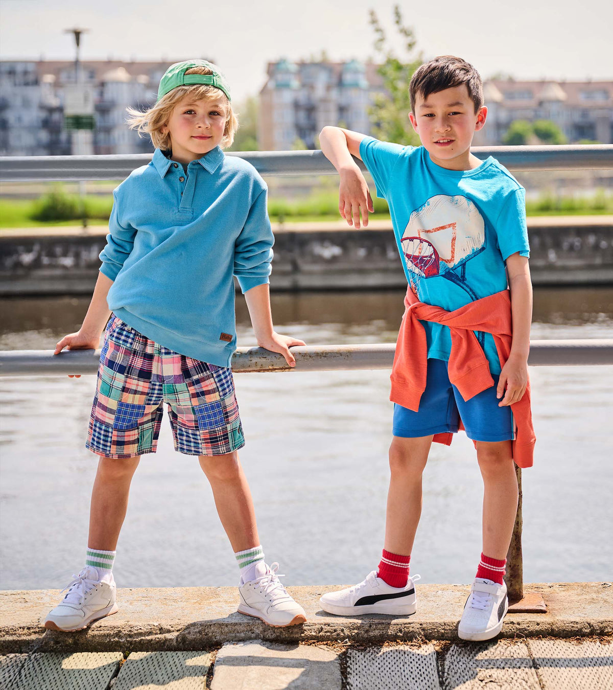 Boys Vintage Summer Madras Woven Shorts - Hatley Boys