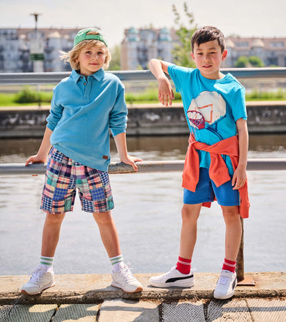 Boys Vintage Summer Madras Woven Shorts - Hatley Boys