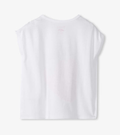 Girls Strawberry Cinched Shoulder Top - Hatley Girls
