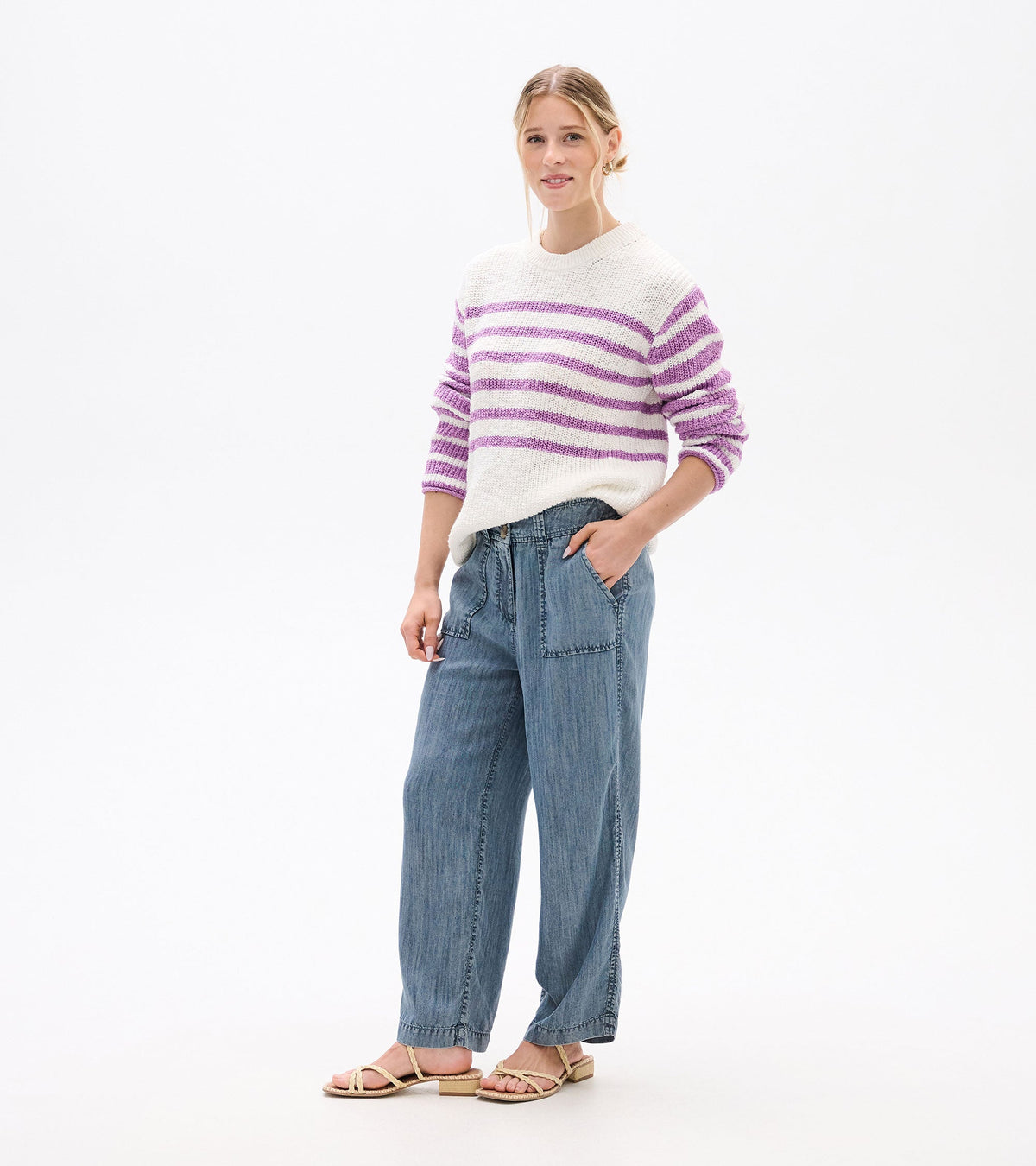 Athena Sweater - English Lavender - Hatley Women