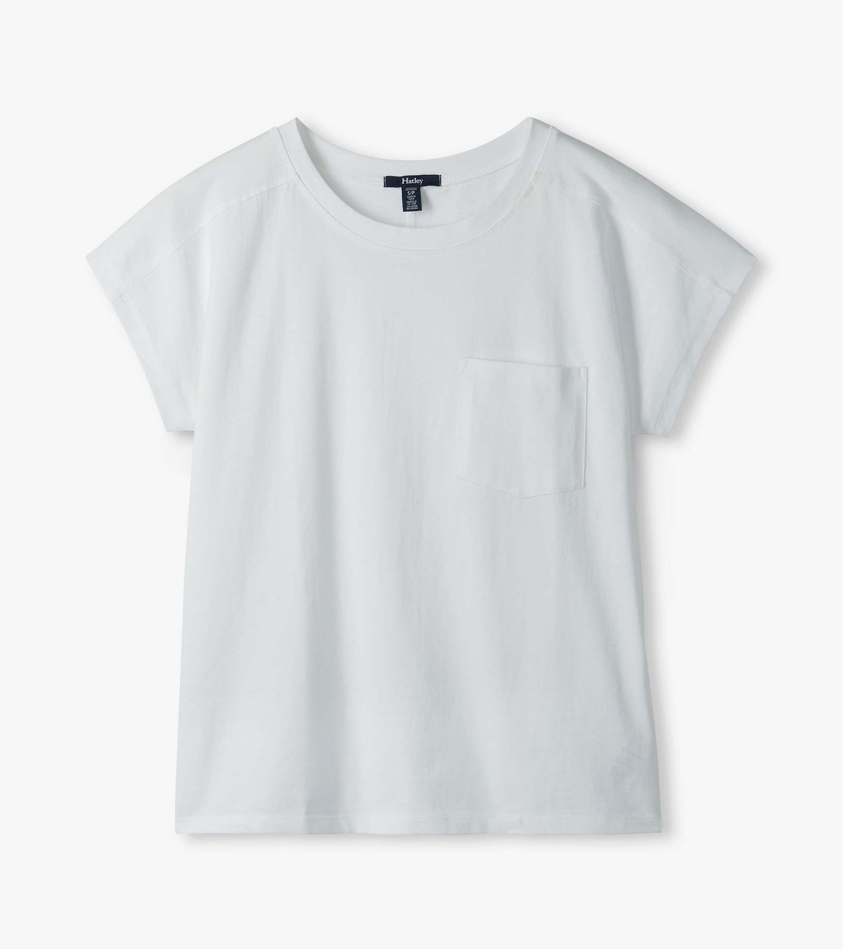 Ella Relaxed Tee - White - Hatley Women