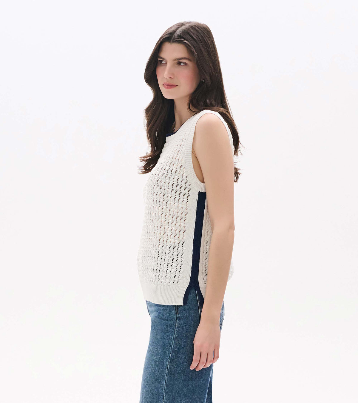 Cruz Knit Tank - White - Hatley Women