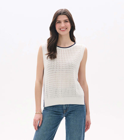Cruz Knit Tank - White - Hatley Women