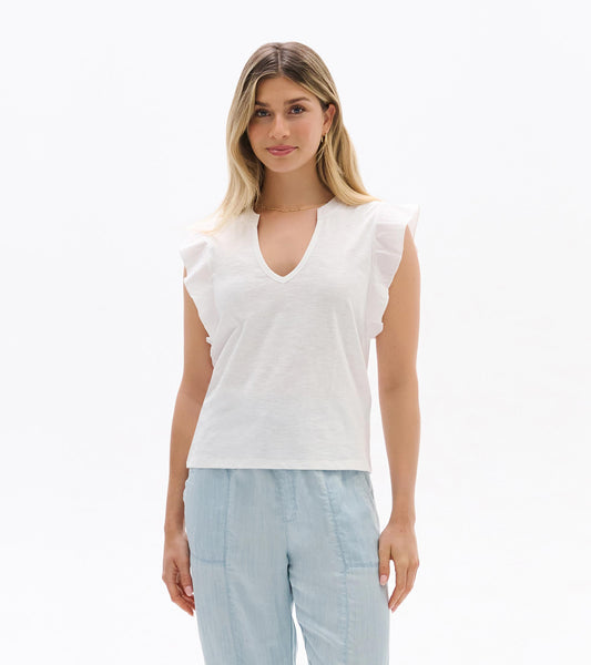 Mix Media Tank - White - Hatley Women