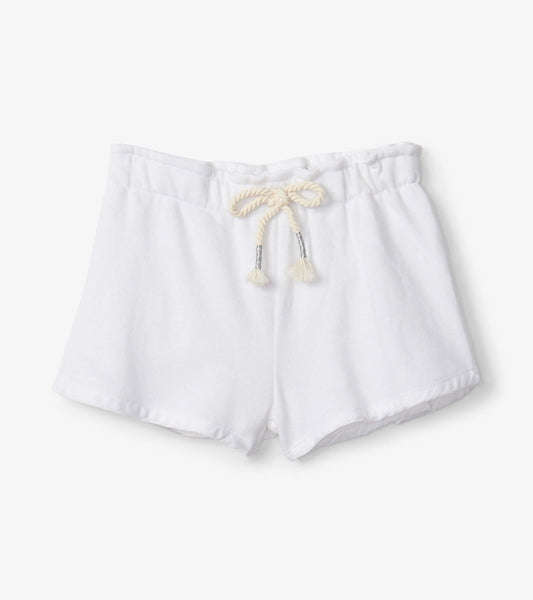 Girls White Adventure Shorts - Hatley Girls