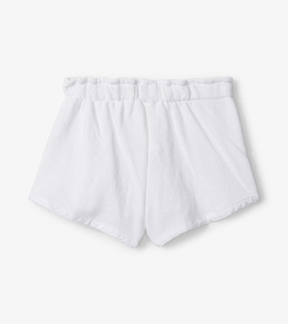 Girls White Adventure Shorts - Hatley Girls