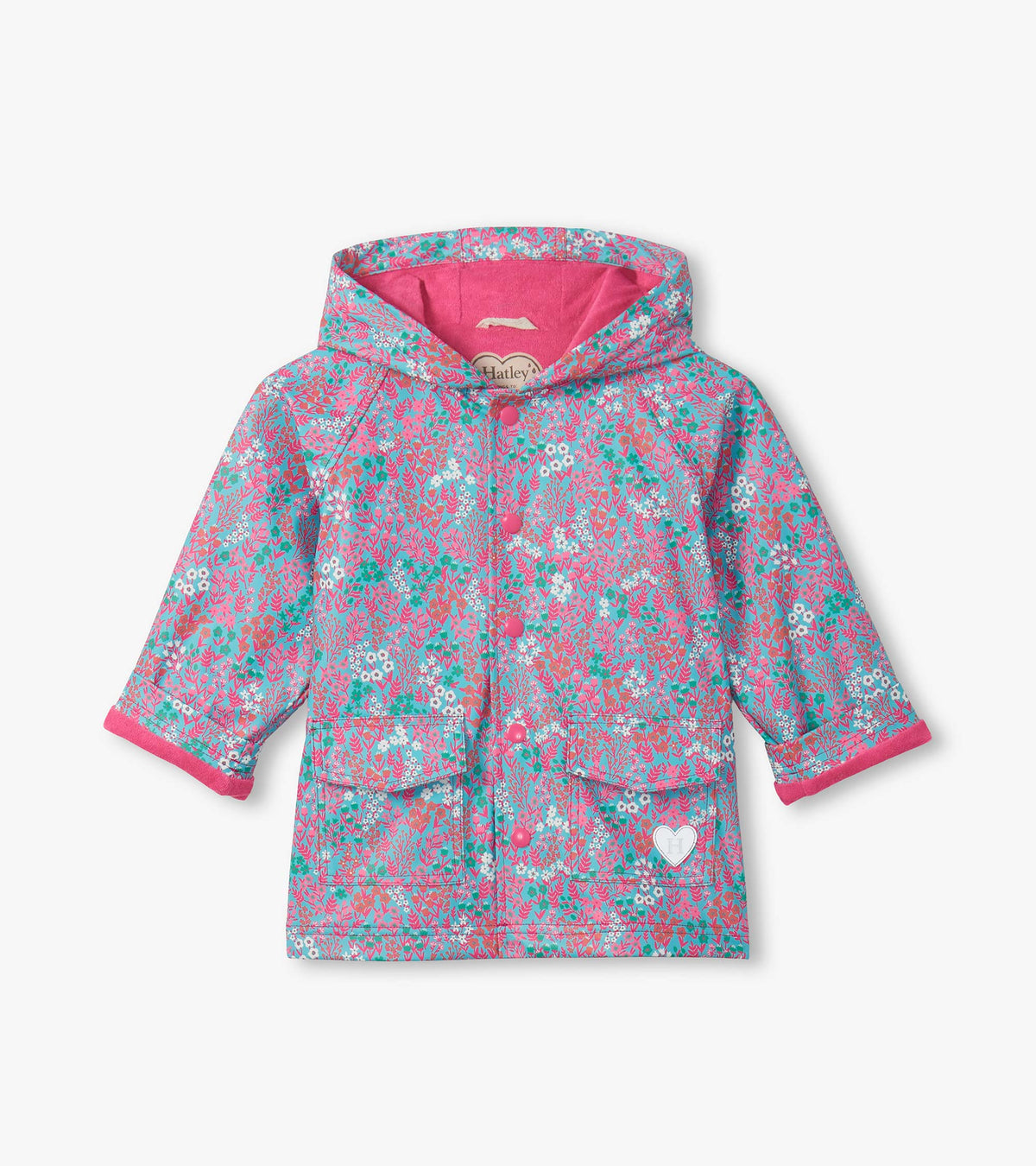 Girls Wildflowers Rain Jacket - Hatley Girls