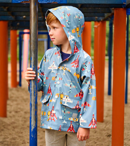 Boys Airplanes Rain Jacket - Hatley Boys