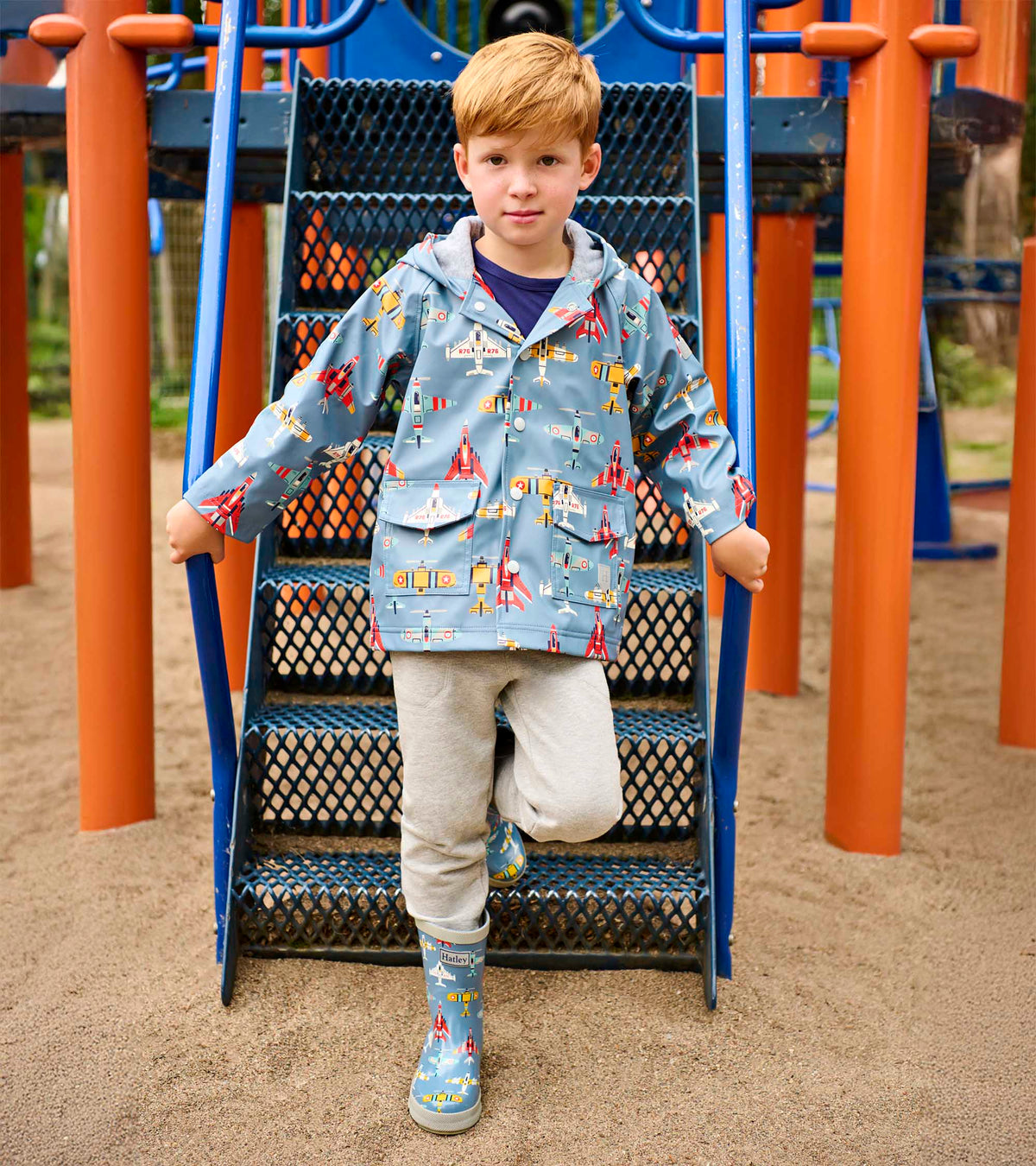 Boys Airplanes Rain Jacket - Hatley Boys