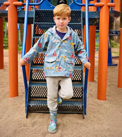 Boys Airplanes Rain Jacket - Hatley Boys